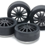 Tamiya Small Diameter Low Friction LP Tires / Carbon Wheels