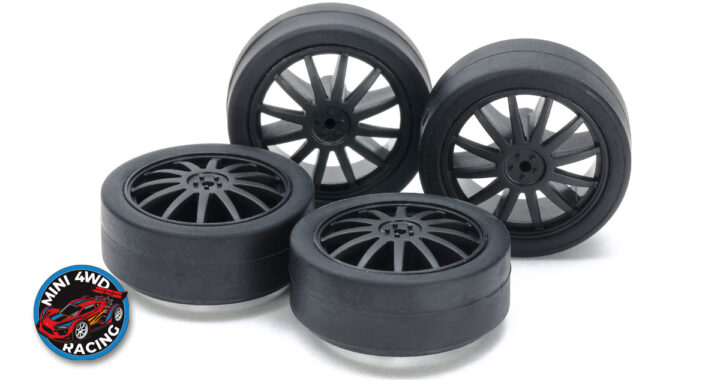 Tamiya Small Diameter Low Friction LP Tires / Carbon Wheels