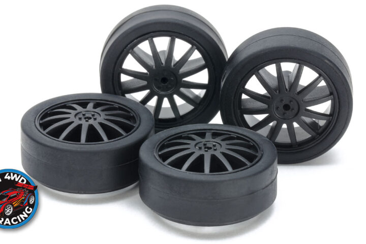 Tamiya Small Diameter Low Friction LP Tires / Carbon Wheels