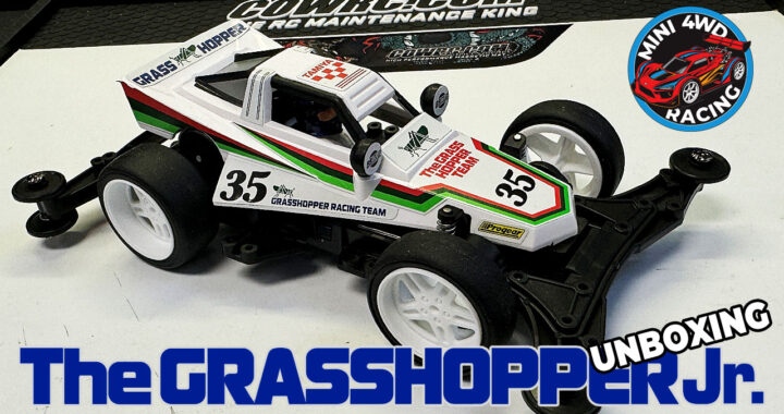 Video – Tamiya’s The Grasshopper Jr. Mini 4WD – VZ Chassis