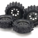 Tamiya Spiked Tire and Wheel Set