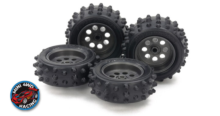 Tamiya Spiked Tire and Wheel Set