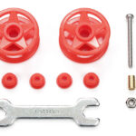 Tamiya Low-Friction Plastic Double Roller Set - Red