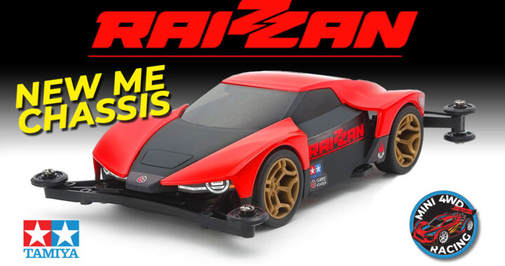 Video: ALL NEW! Tamiya Raizzan Mini 4WD on the ME Chassis!