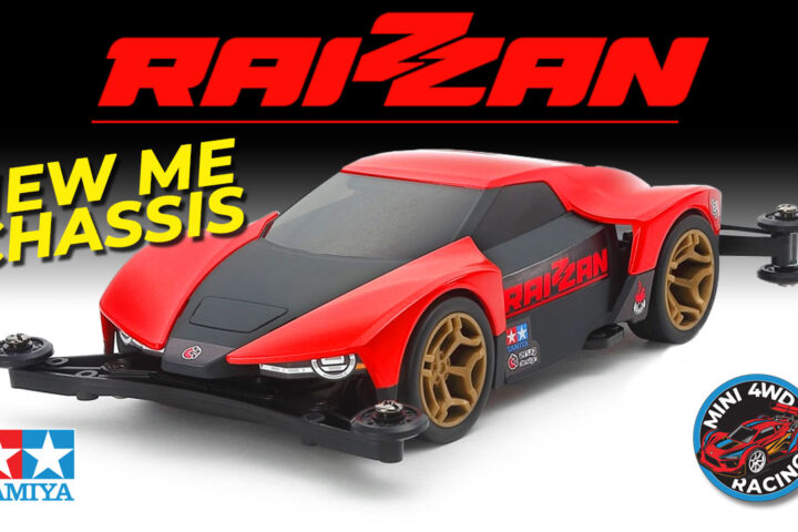 Video: ALL NEW! Tamiya Raizzan Mini 4WD on the ME Chassis!