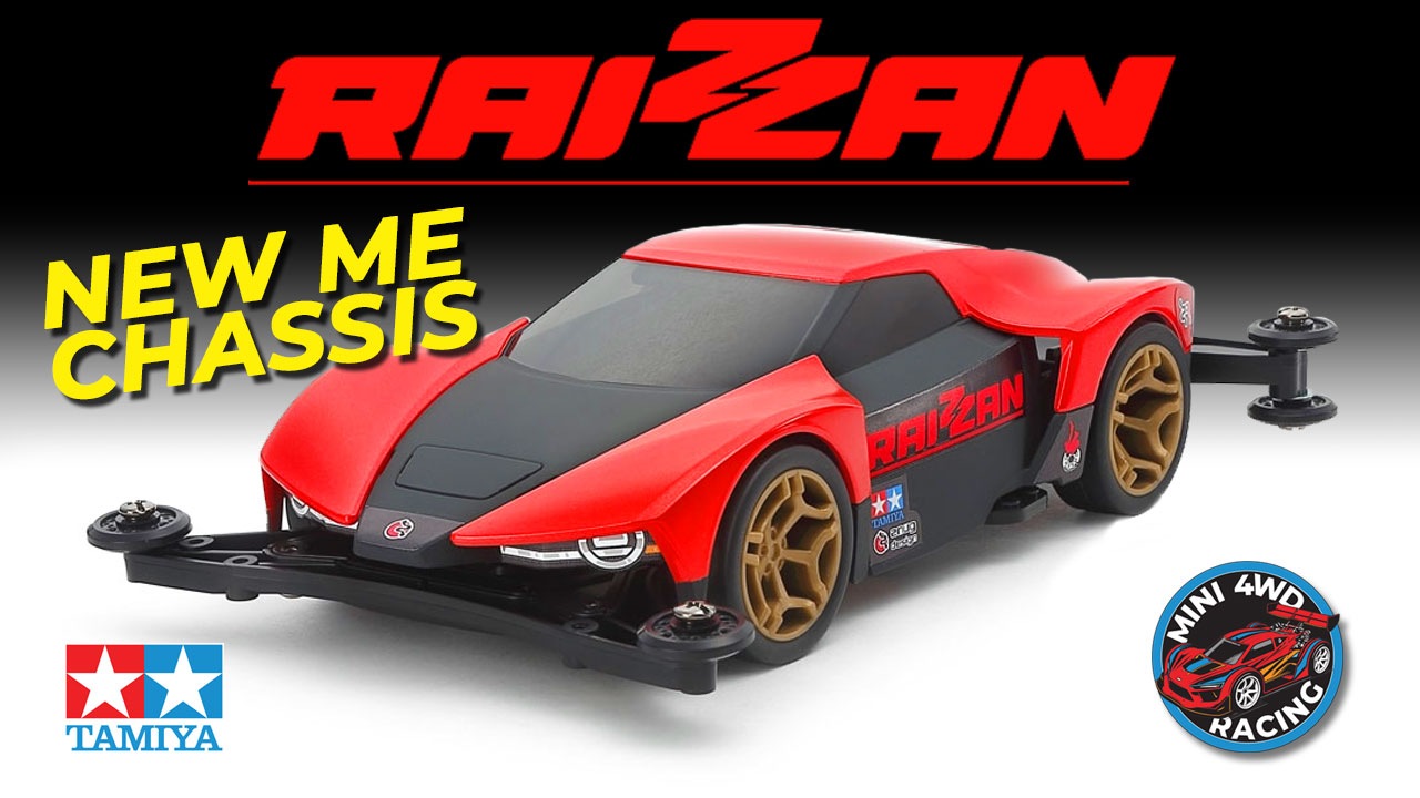 Video: ALL NEW! Tamiya Raizzan Mini 4WD on the ME Chassis!