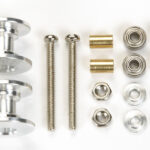 Tamiya Lightweight Double Aluminum Rollers - 13-12mm