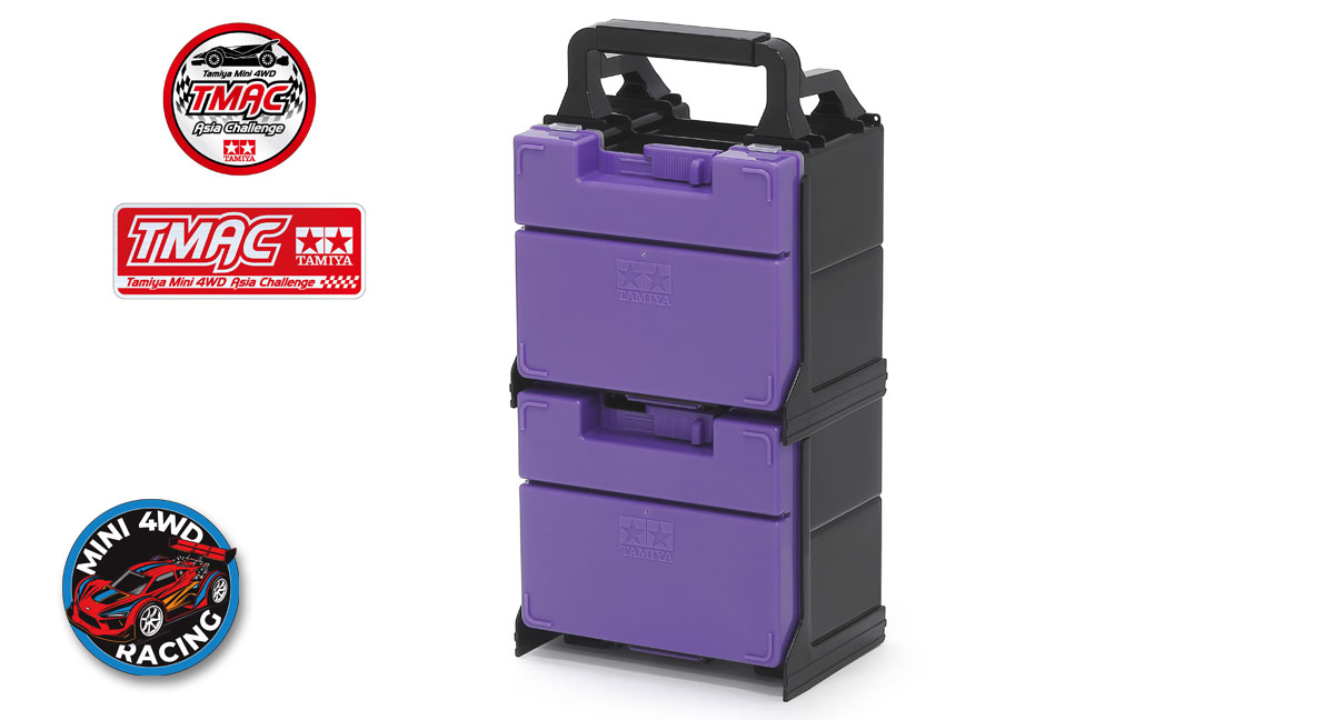 Tamiya Mini 4WD Portable Pit, Purple - Asia Challenge 2026