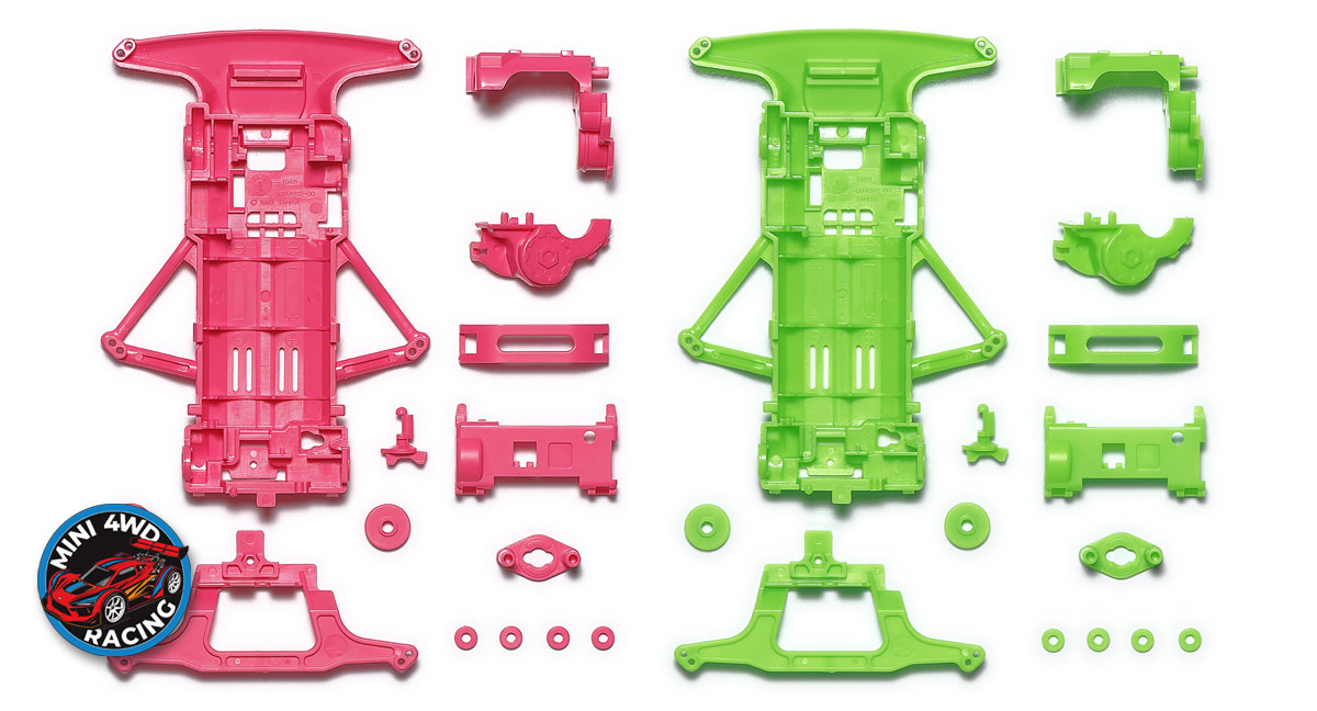Tamiya Super FM Fluorescent Chassis Set - Part 2